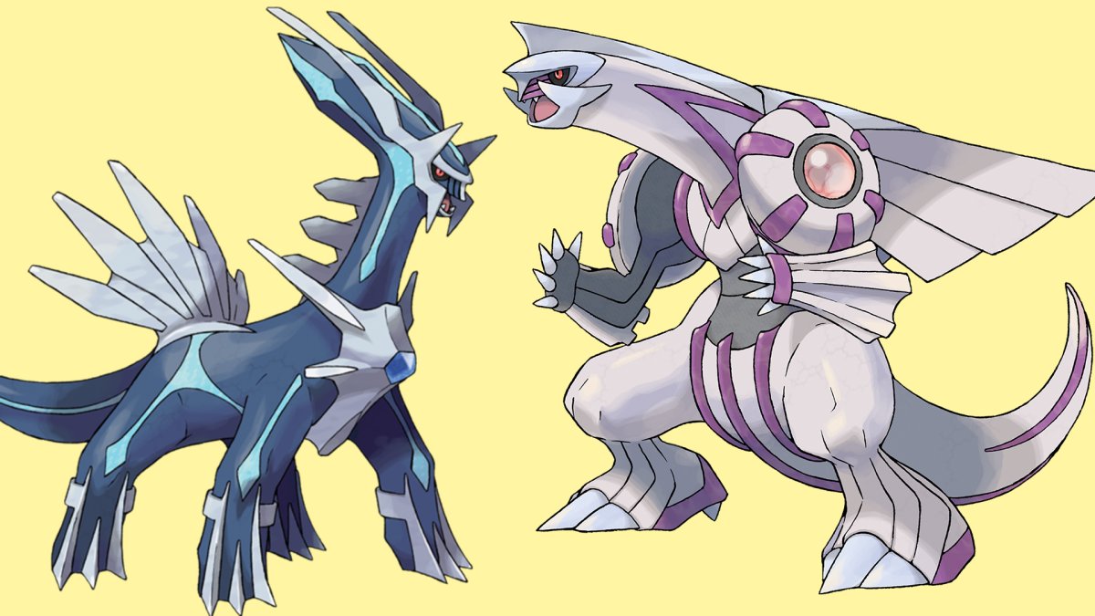 Pokemon Legends Arceus Диалга и Палкия