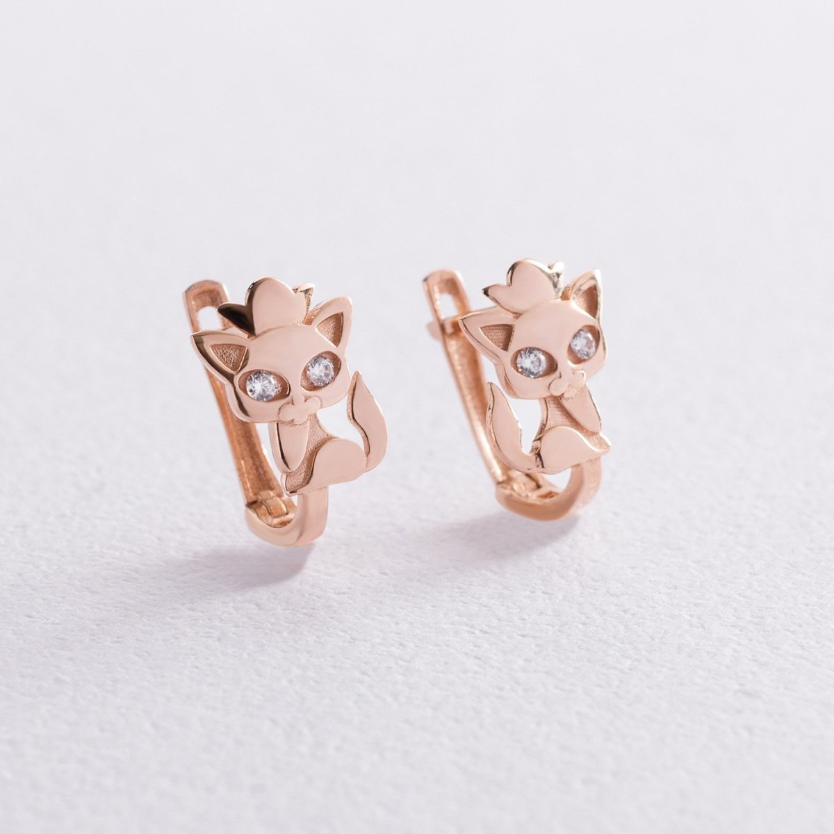 Серьги котята