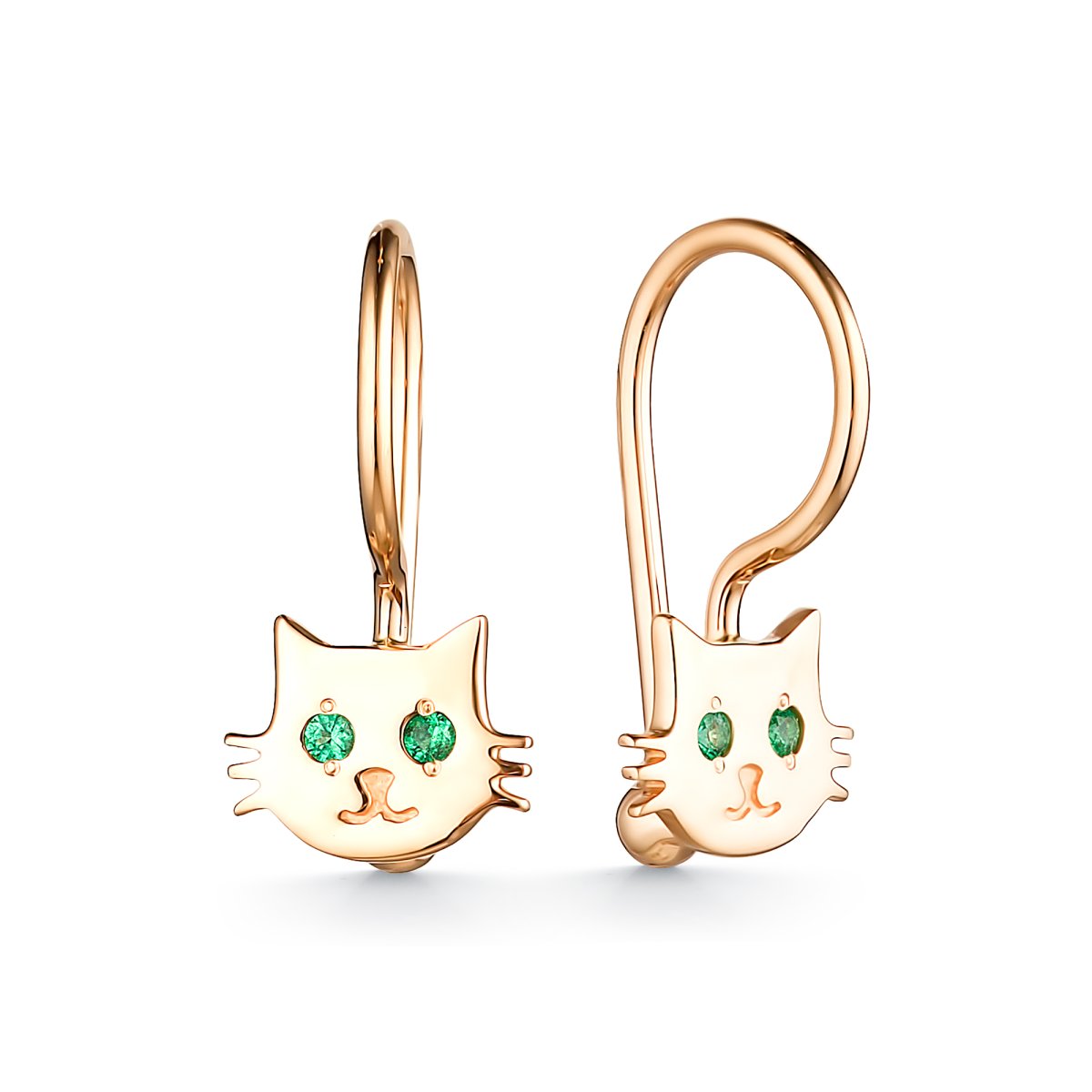 Серьги кошки