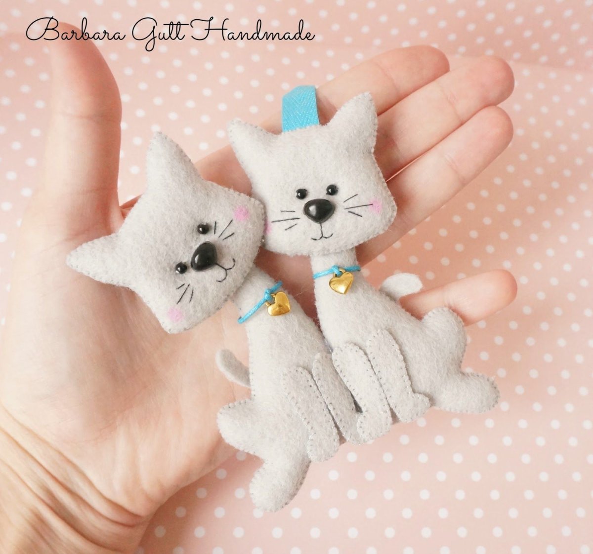 Кошечка из фетра