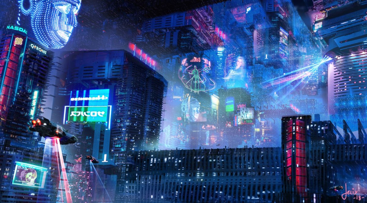 Киберпанк 2077 Bladerunner