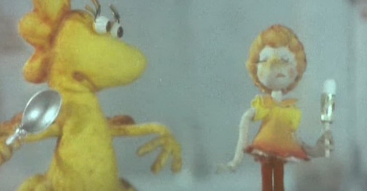 Девочка и дракон мультфильм 1983