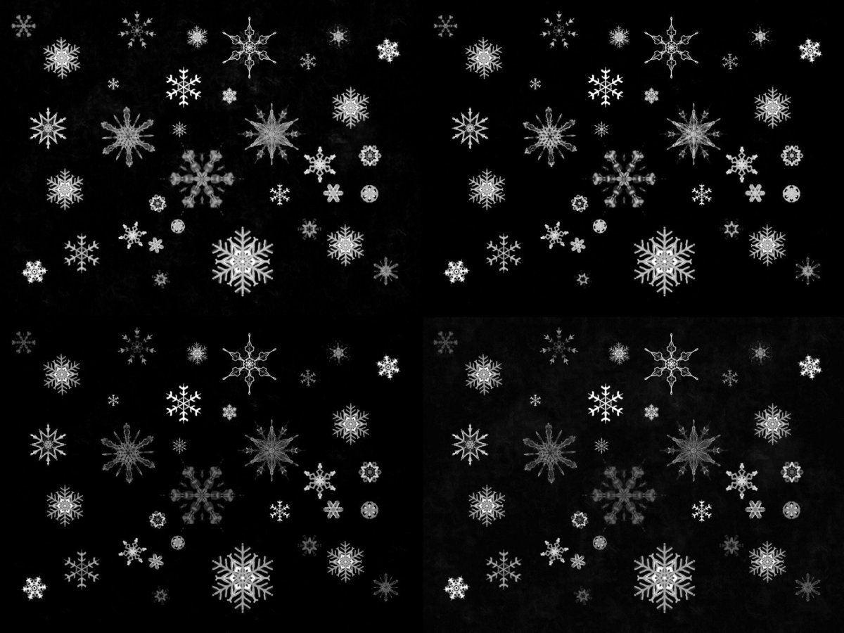 Снежинки для фотошопа