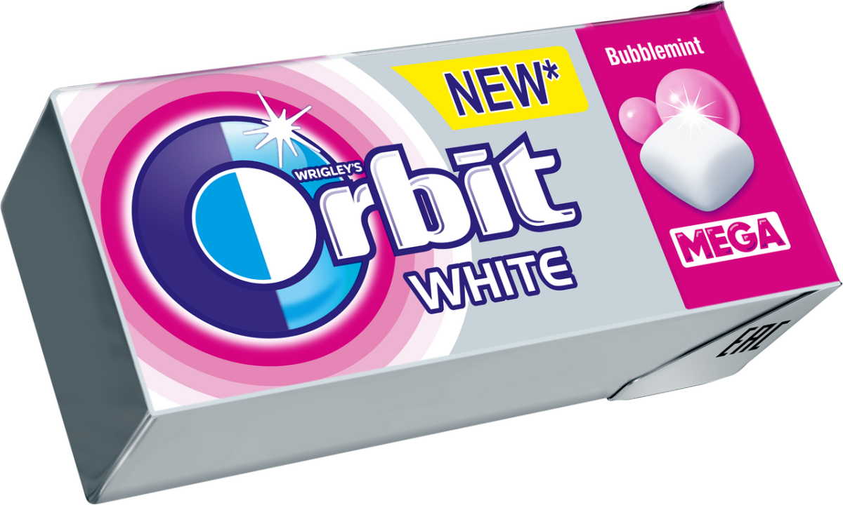 Жевательная резинка Orbit "Mega" мята 16.4 г