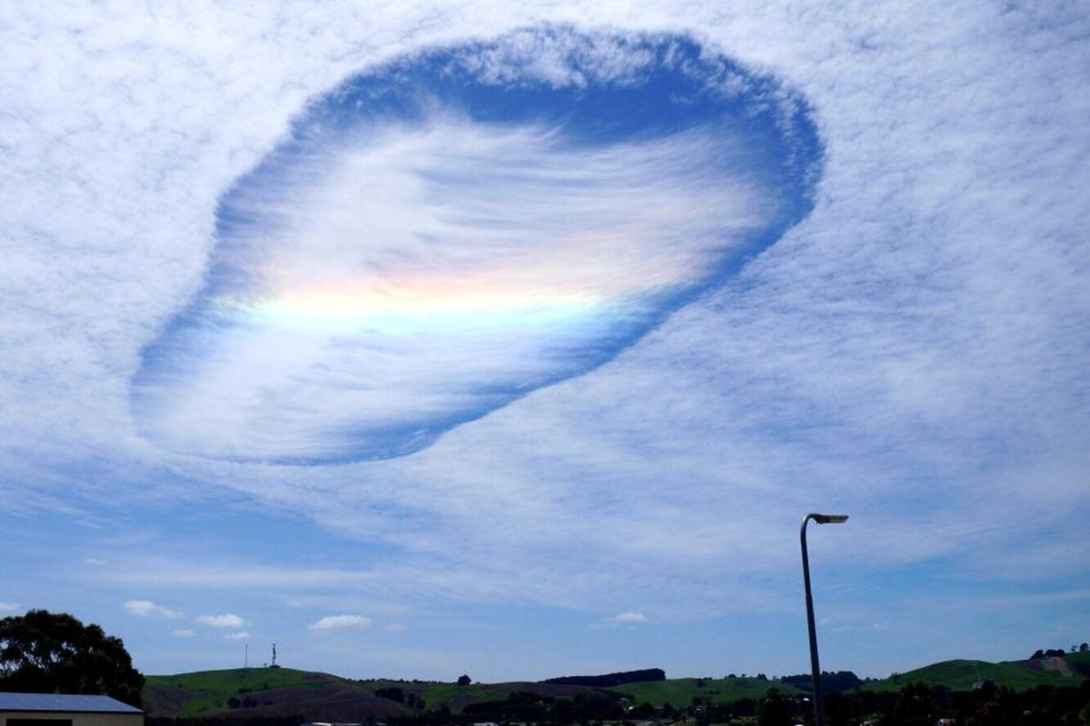 Эффект Fallstreak облака
