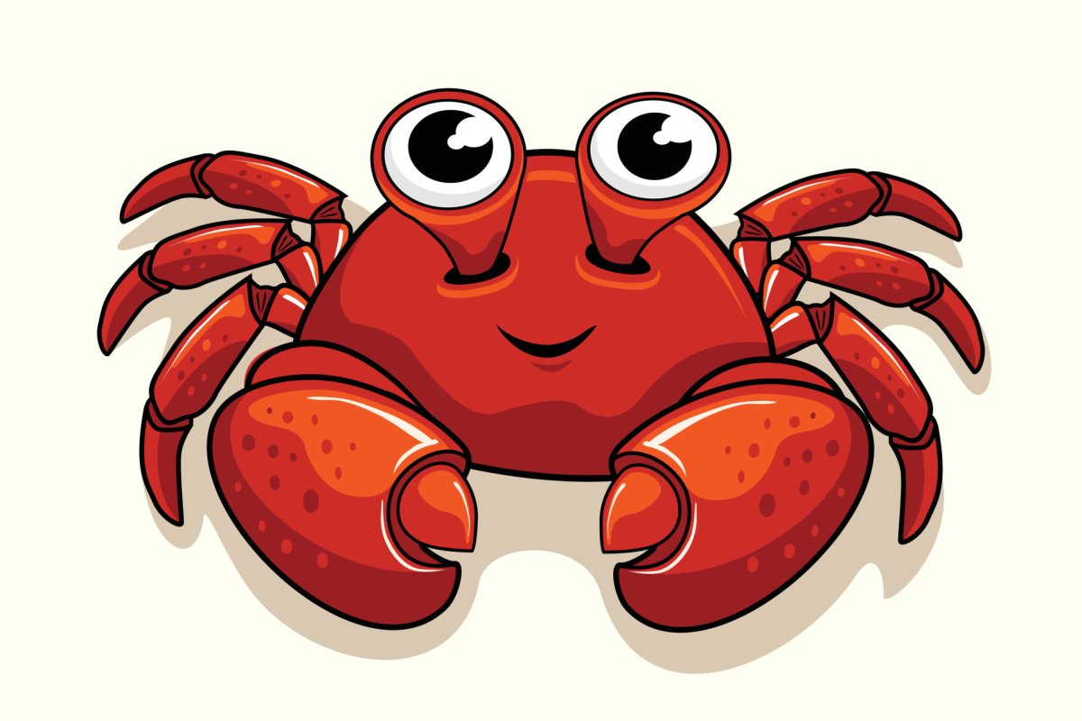Морской краб из мультиков