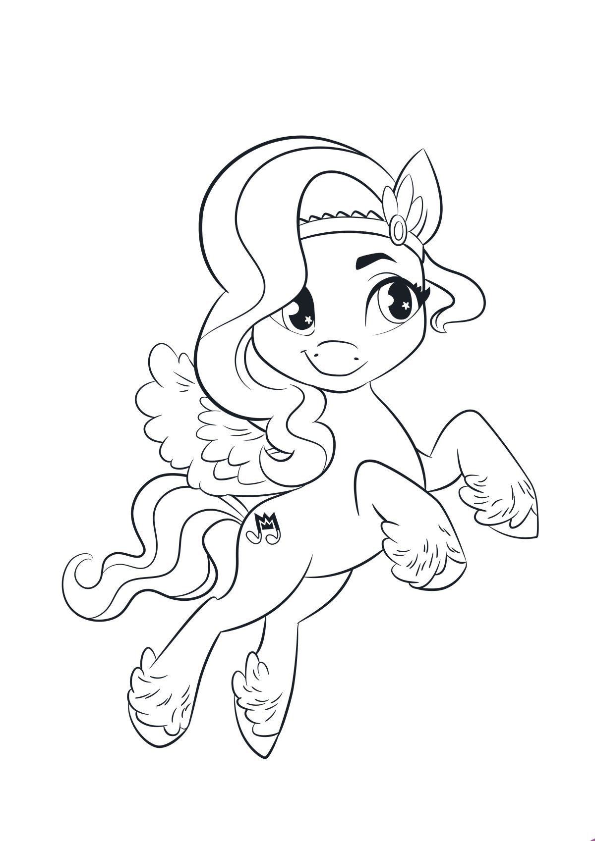 My little Pony новое поколение раскраска