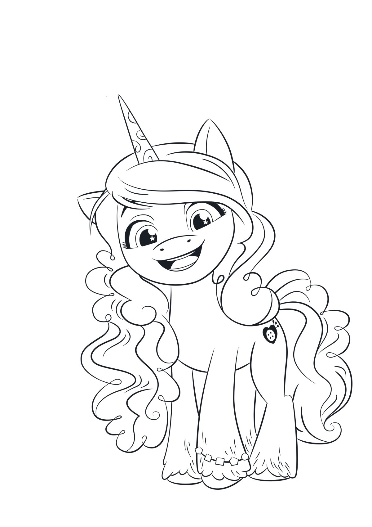 My little Pony новое поколение раскраска