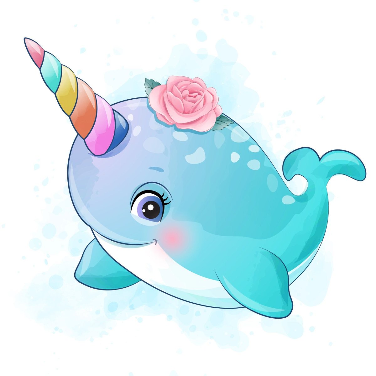 Narwhal vector