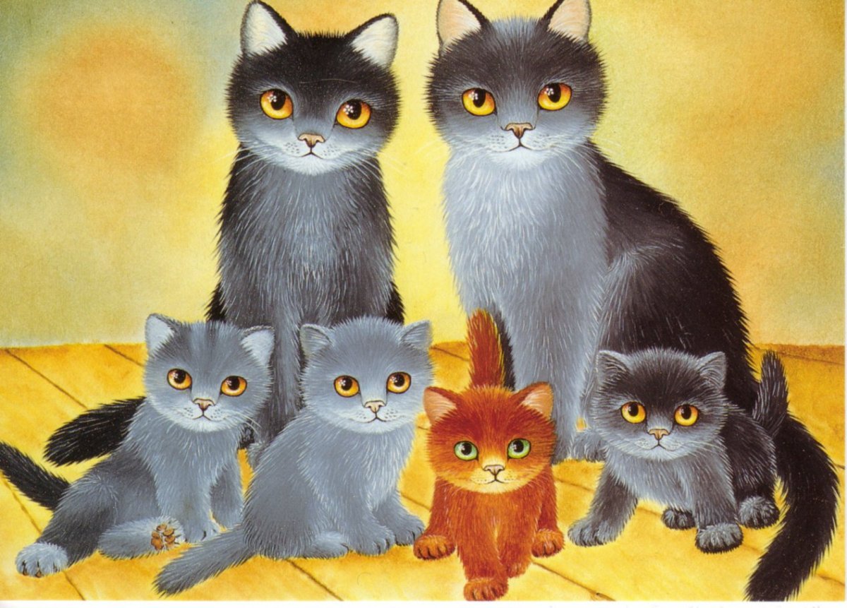 Кошачья семейка