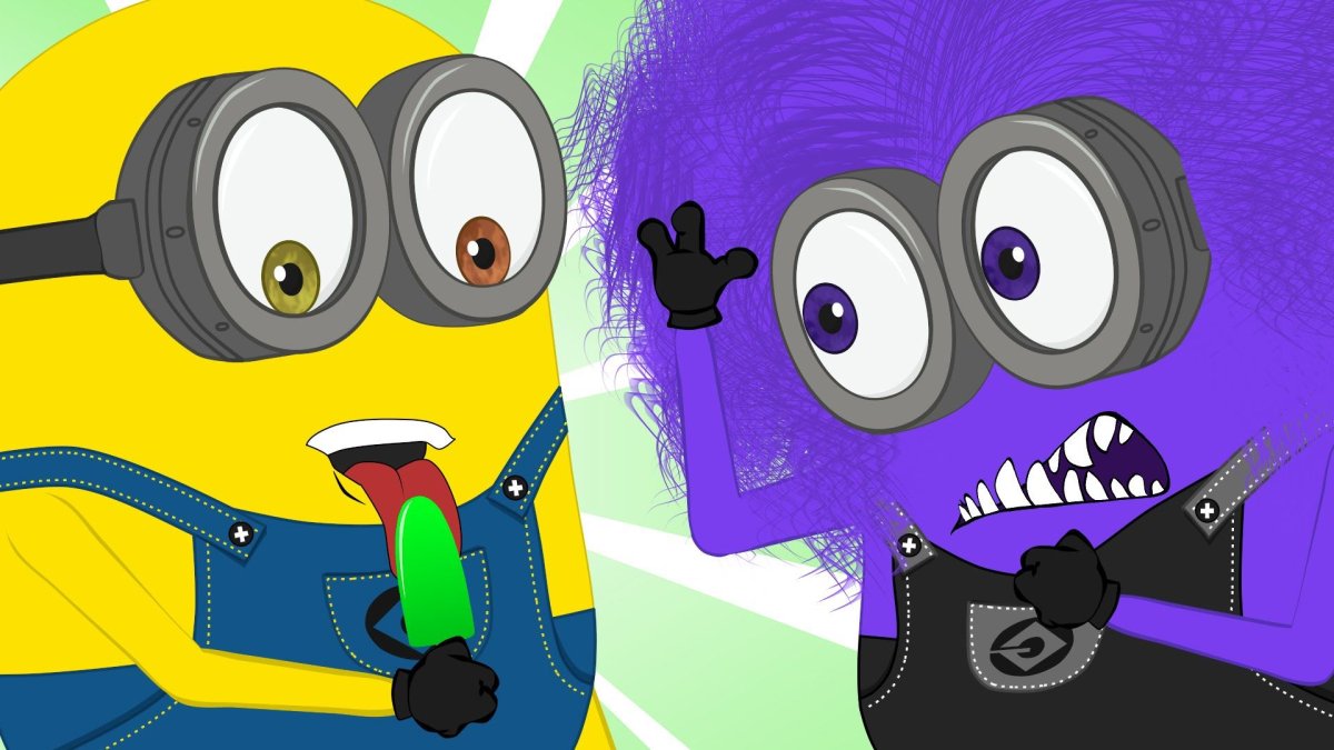 Funny Minions Banana Kids