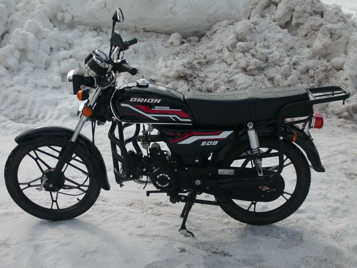 Орион мопед 110 черный