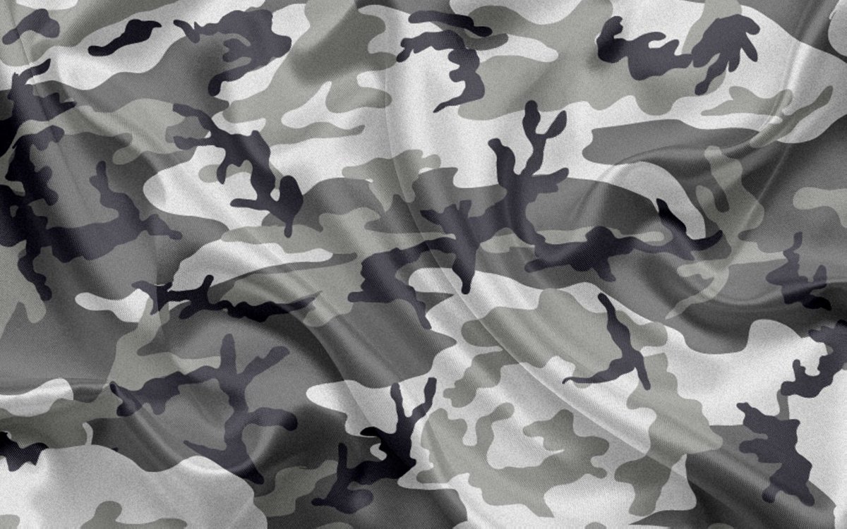 Ткань Black Camo Urban
