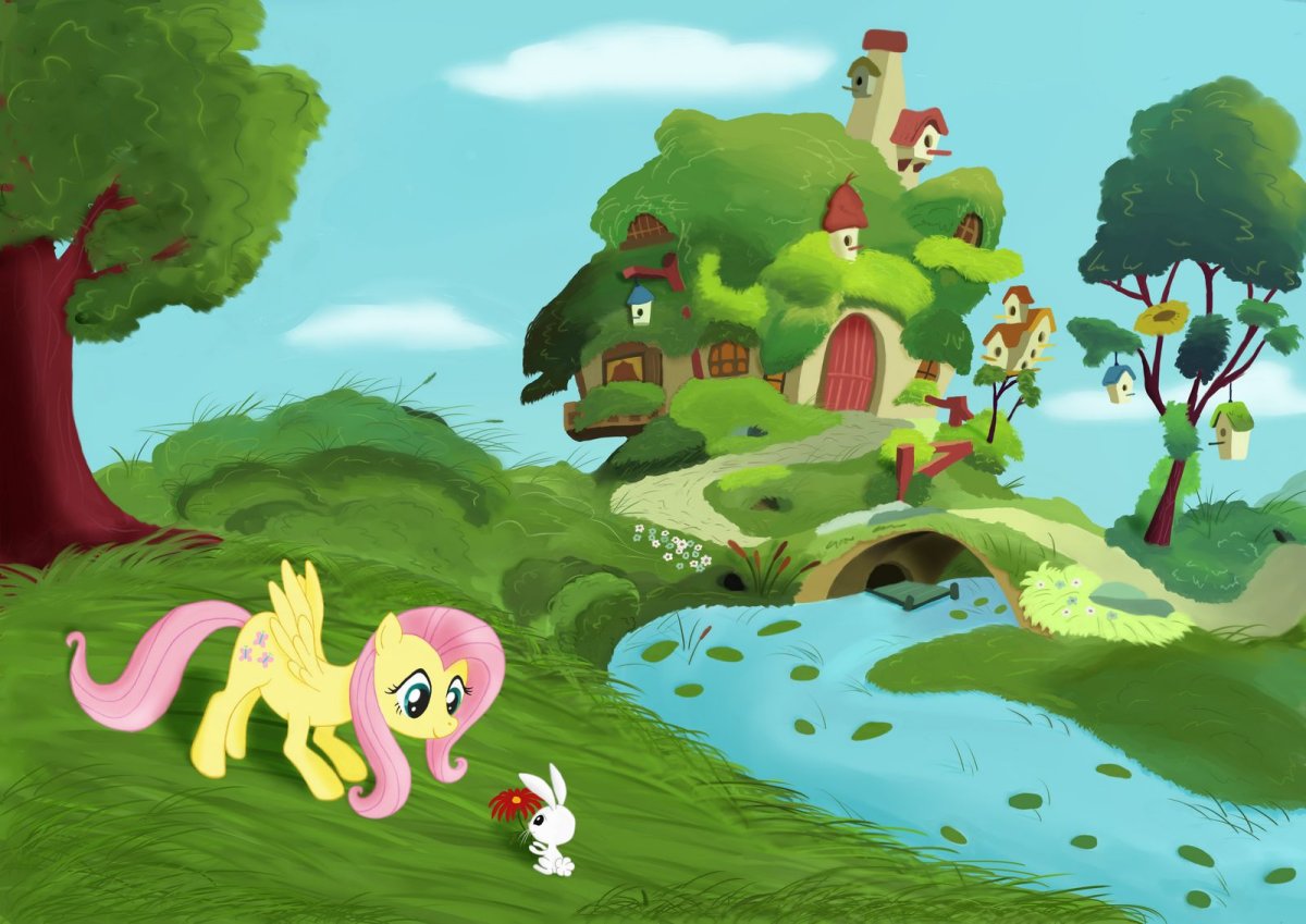 My little Pony дом Флаттершай