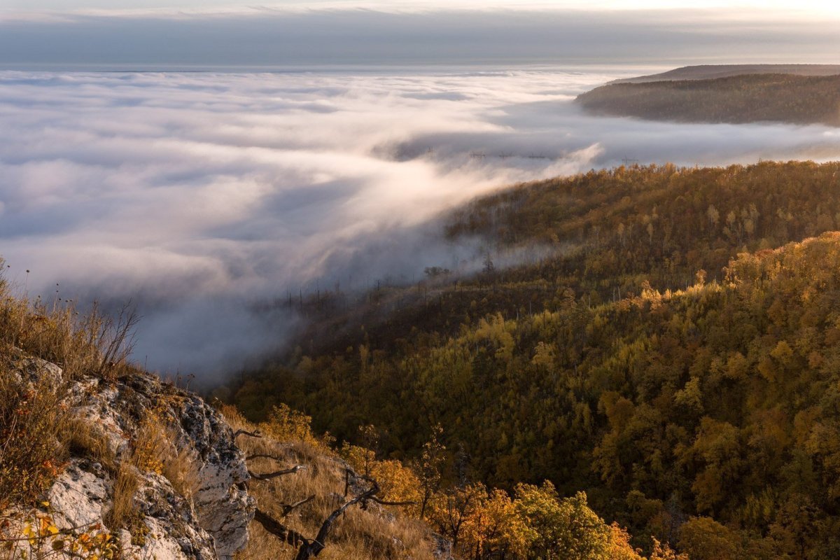 Гора Стрельная Самарская лука Жигулевские горы