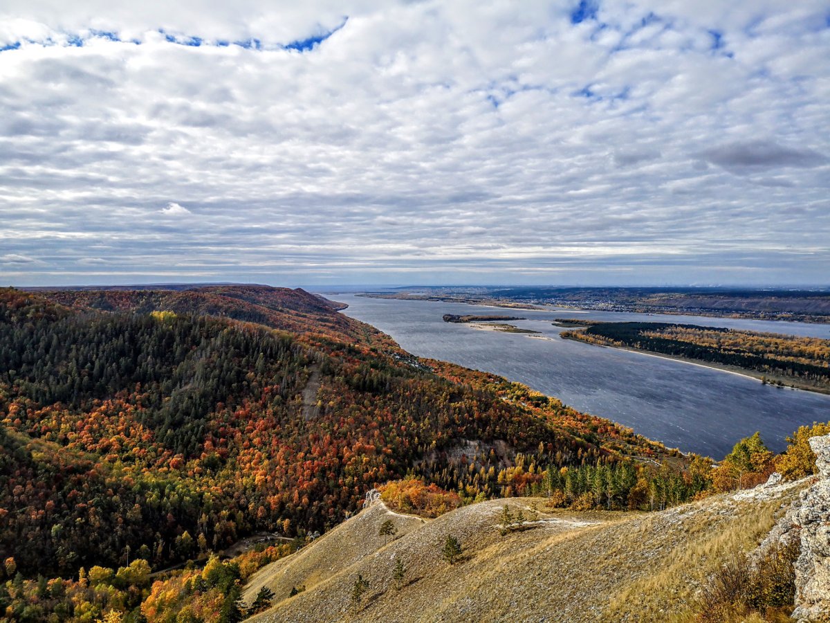 Самарская лука гора Стрельная