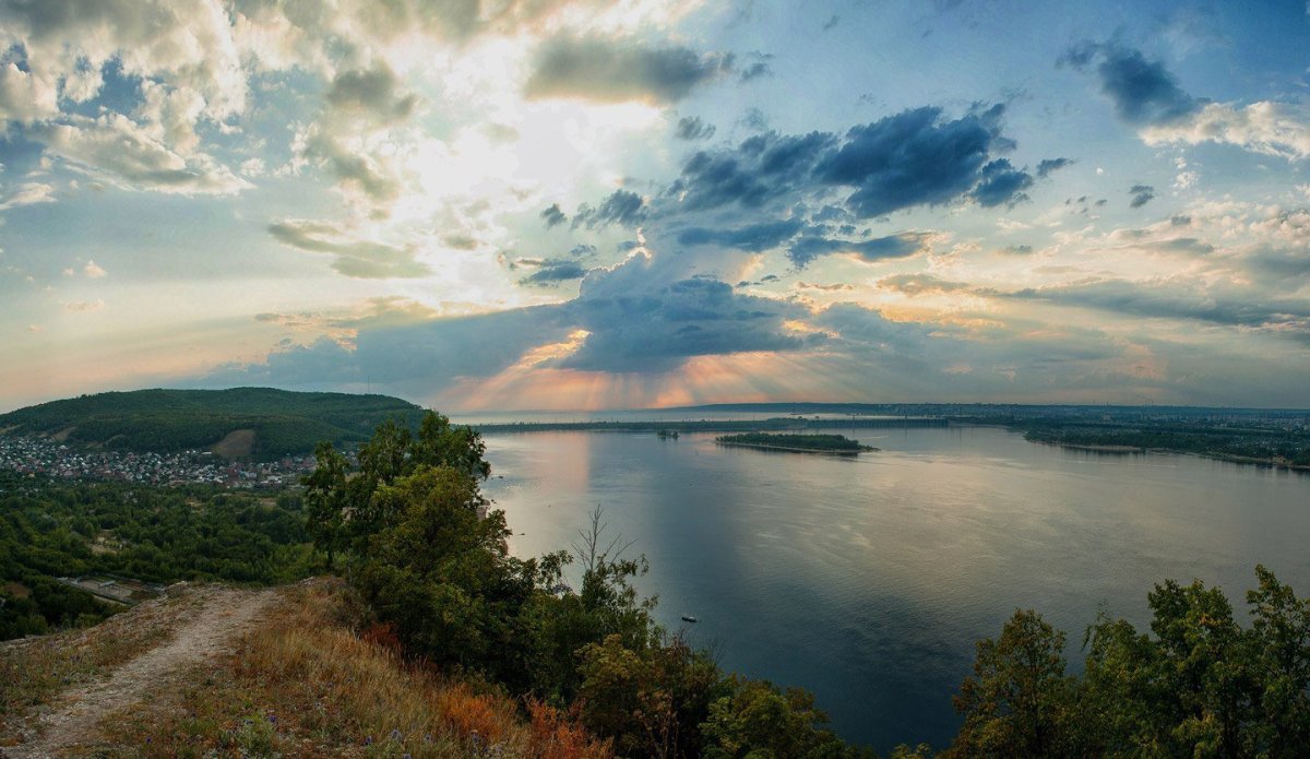 Самара Волга Жигулевские горы