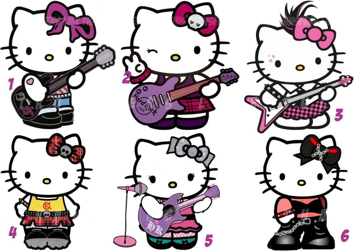 Kuromi hello Kitty Стикеры