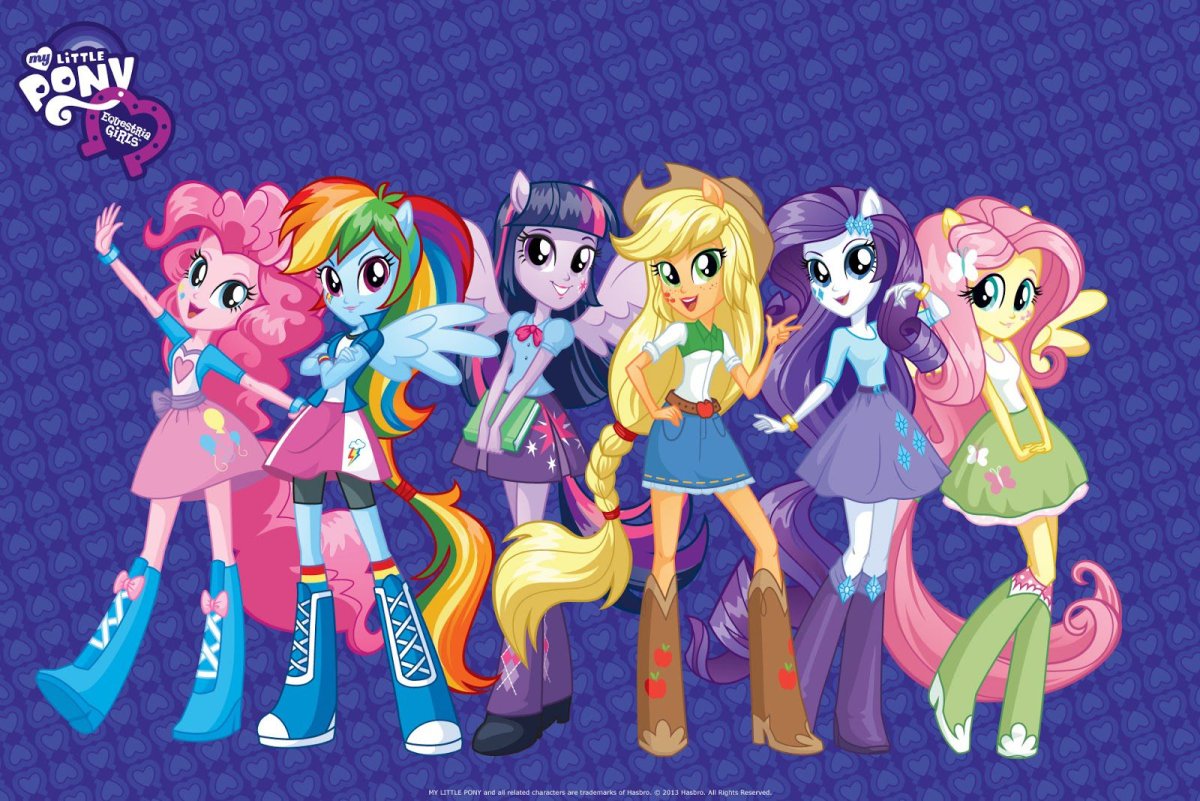 My little Pony девушки из Эквестрии