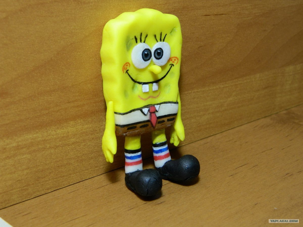Спанч Боб из шерсти