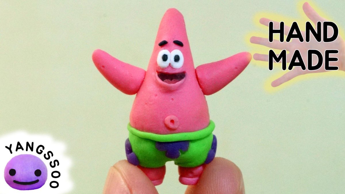 Фигурки из пластилина Патрик