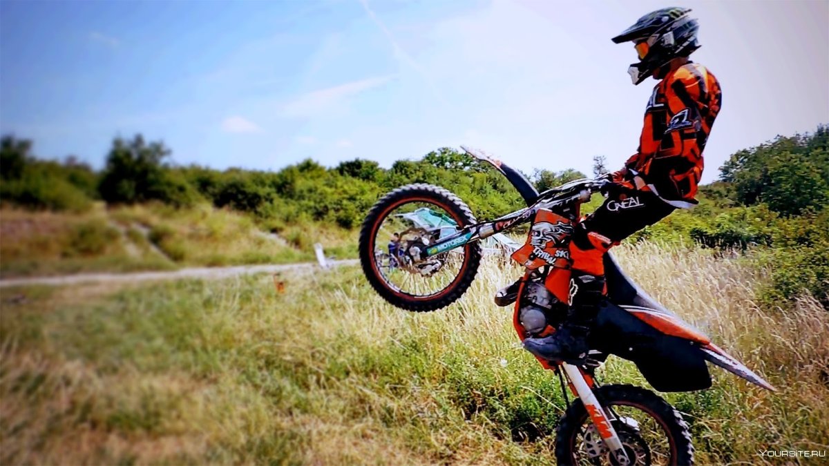 KTM 125 стант