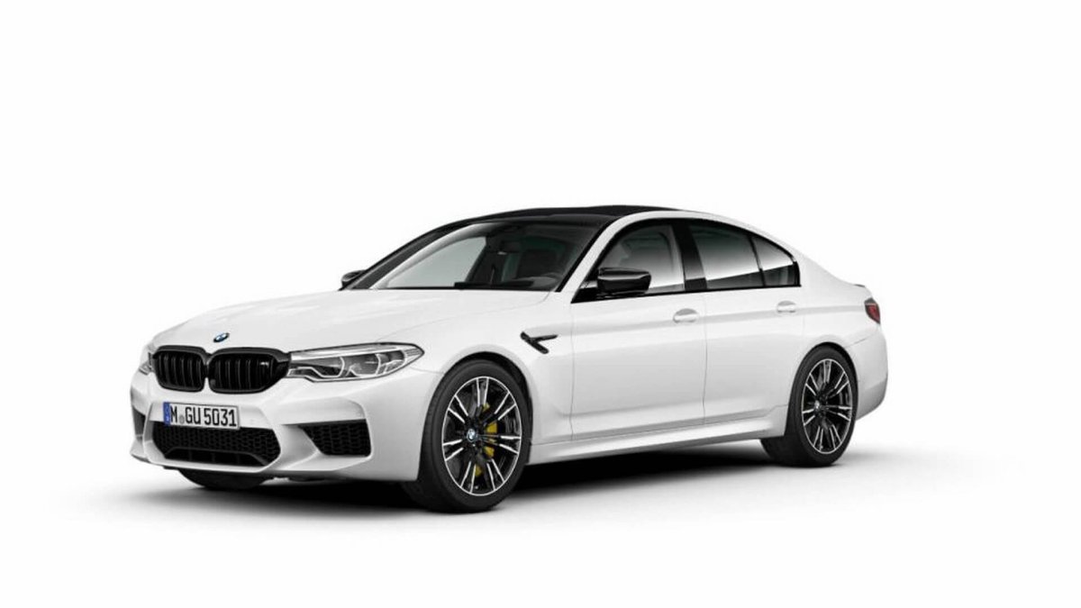 BMW m5 Competition белая