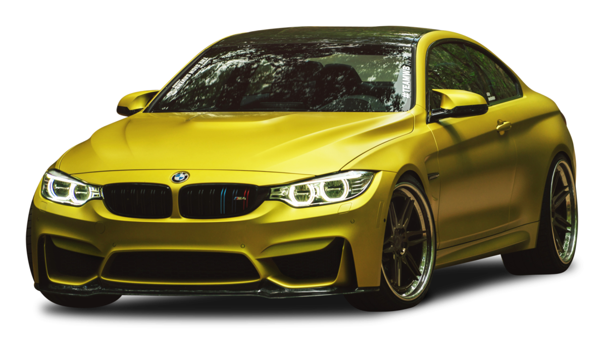 BMW m4 на белом фоне