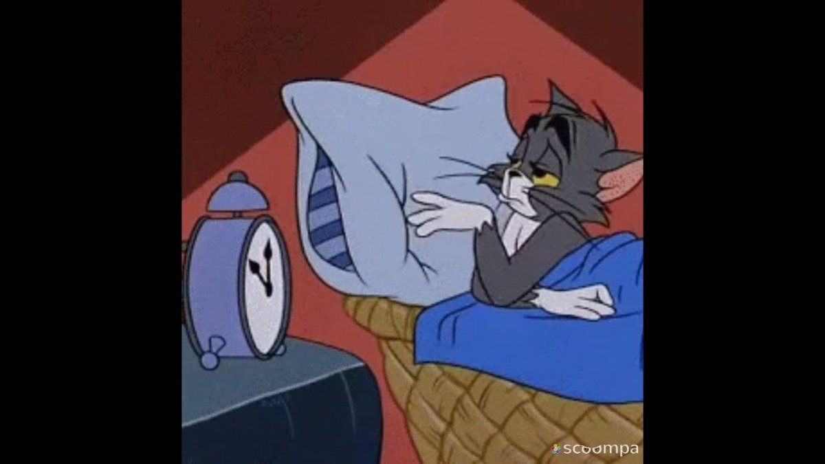 Том и Джерри том спит