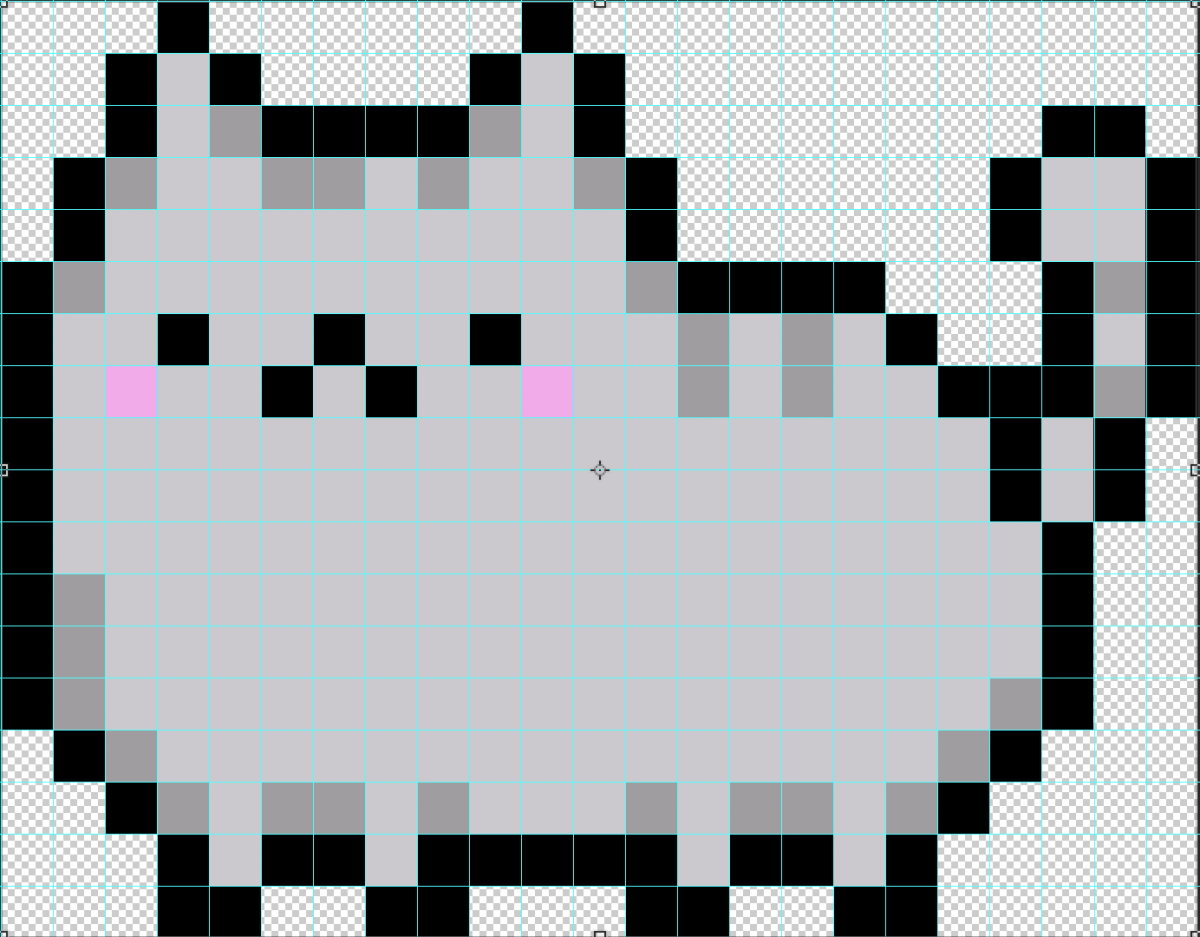 Кот пиксель арт