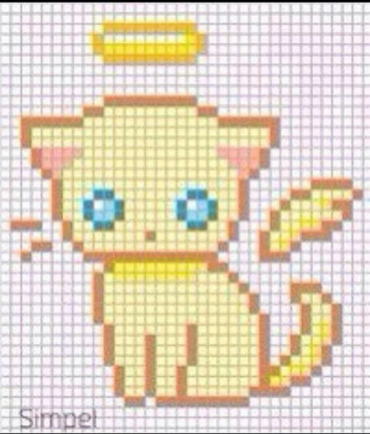 Рисованиетпо клеточкам кот