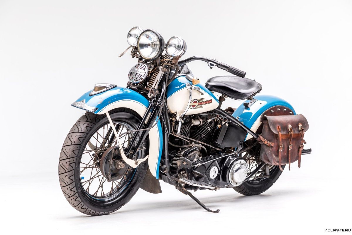 Мотоцикл Harley Davidson ретро