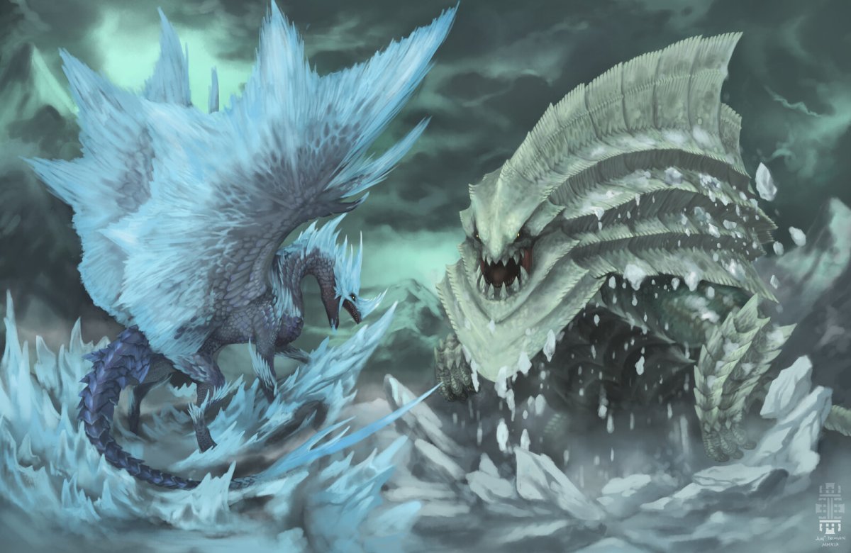 Велхана Monster Hunter World Iceborne