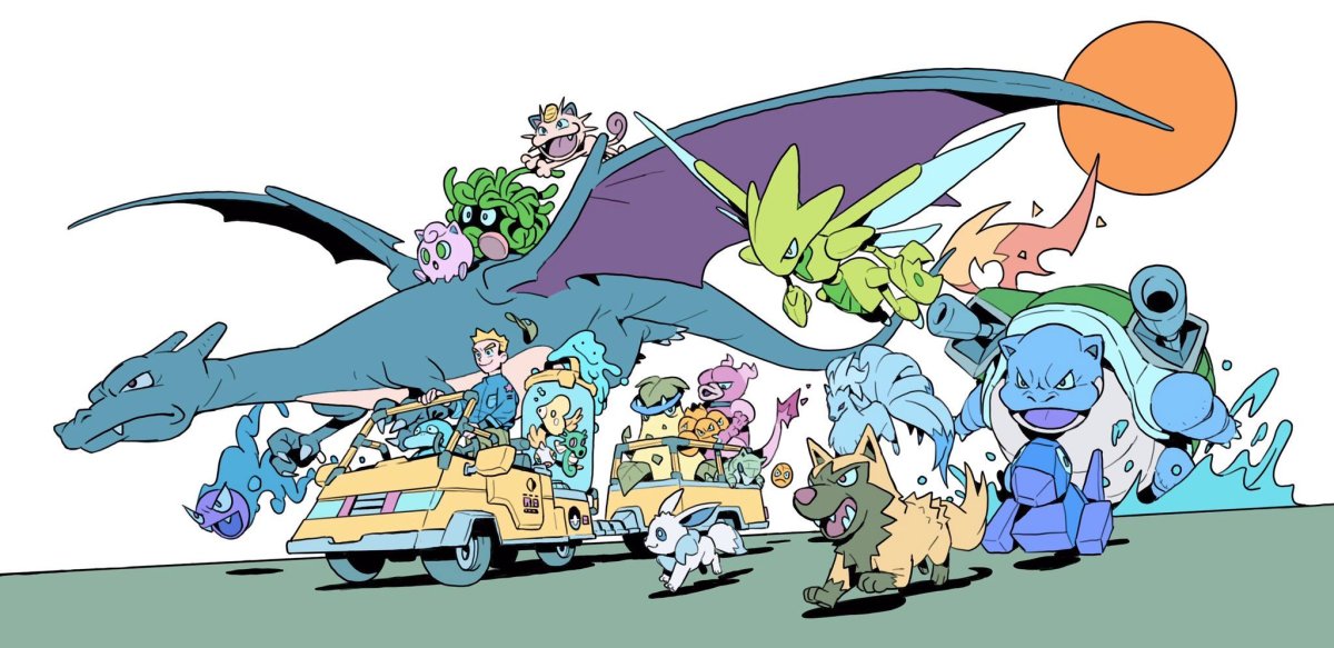 Kaiju Pokemon Art