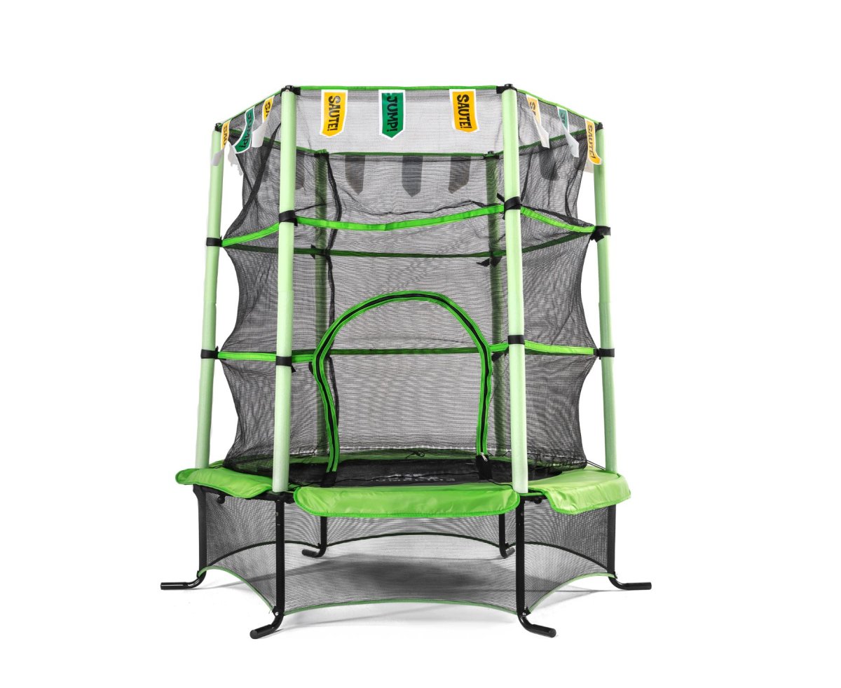 Батут с сеткой DFC Trampoline Fitness 55 дюймов - 137 см
