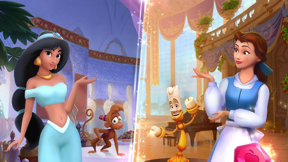 Disney принцессы Зачарованный мир Жасмин