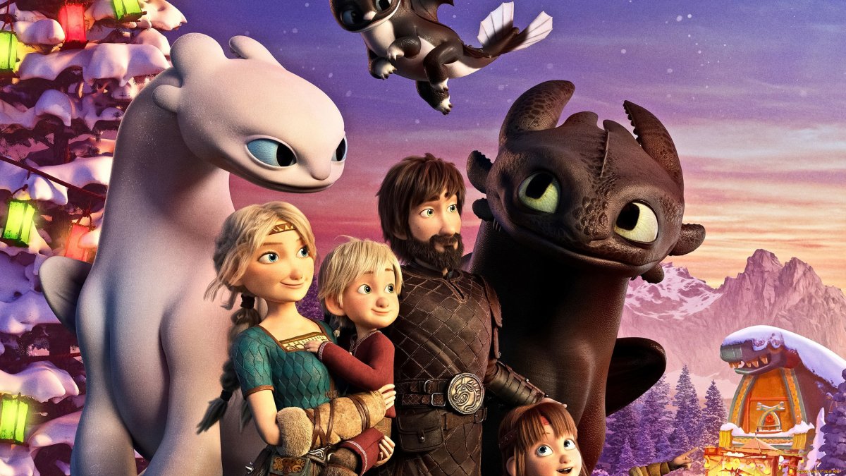Пазл Step Puzzle Dreamworks драконы (71136), 54 дет.