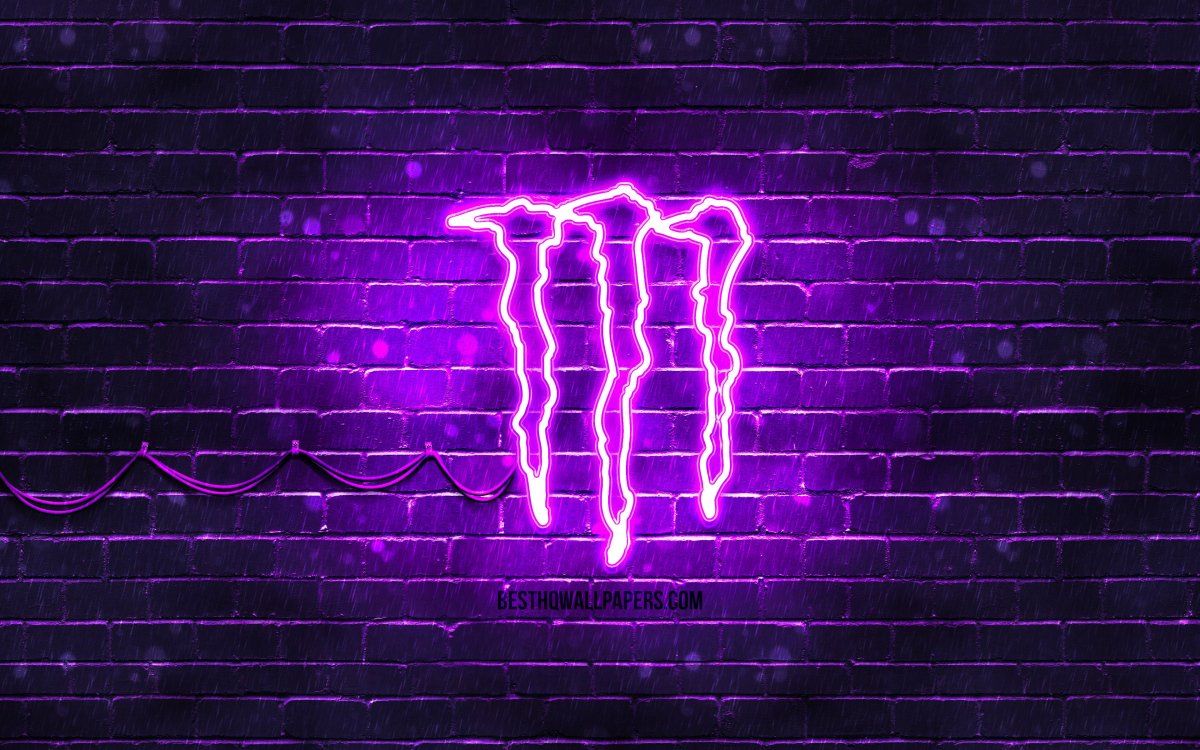 Monster Energy Drink неон
