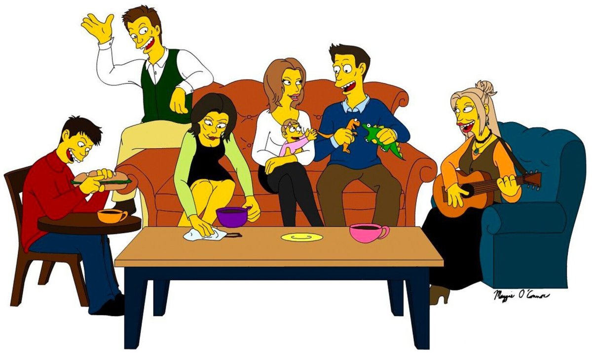 Сериал друзья симпсоны