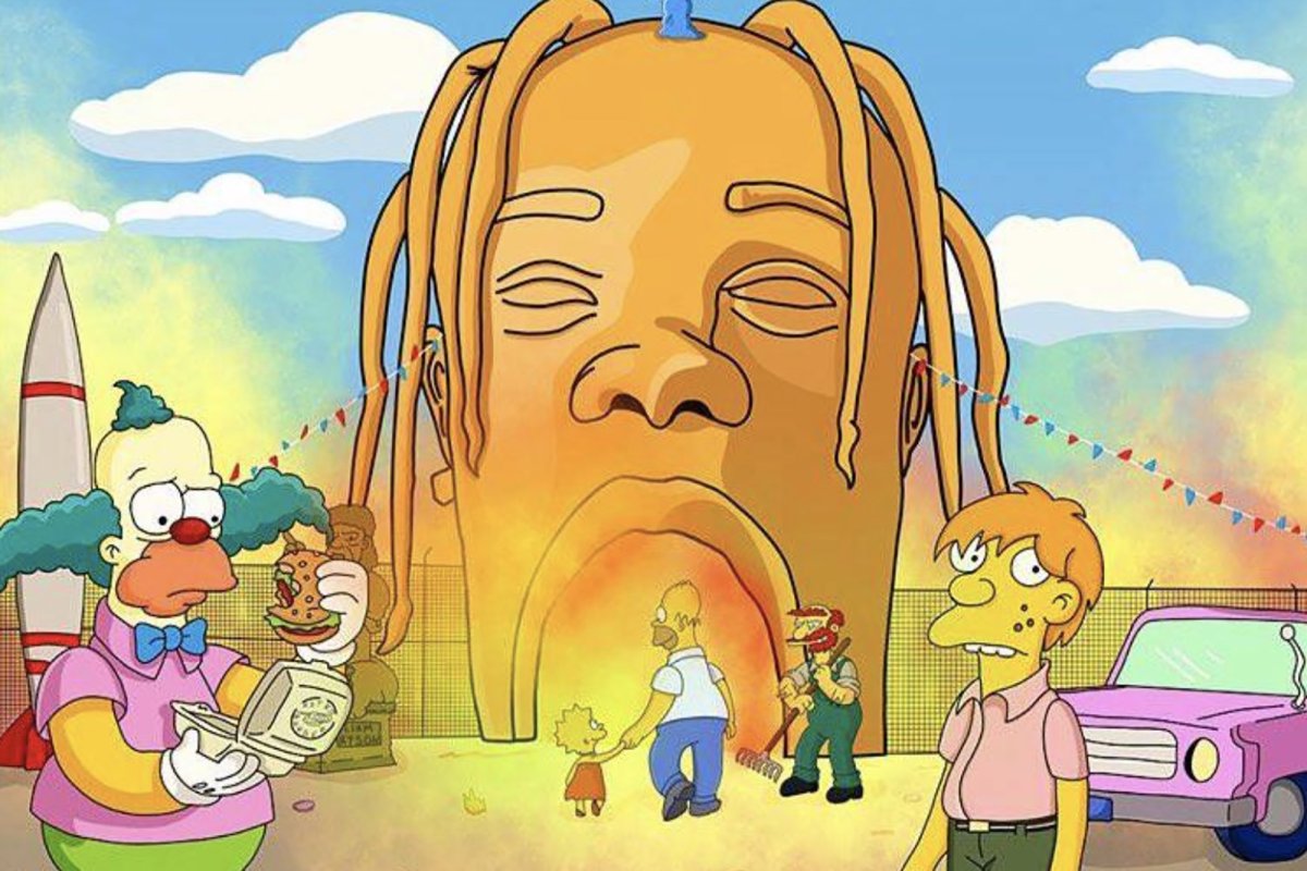 Astroworld Travis Scott симпсоны