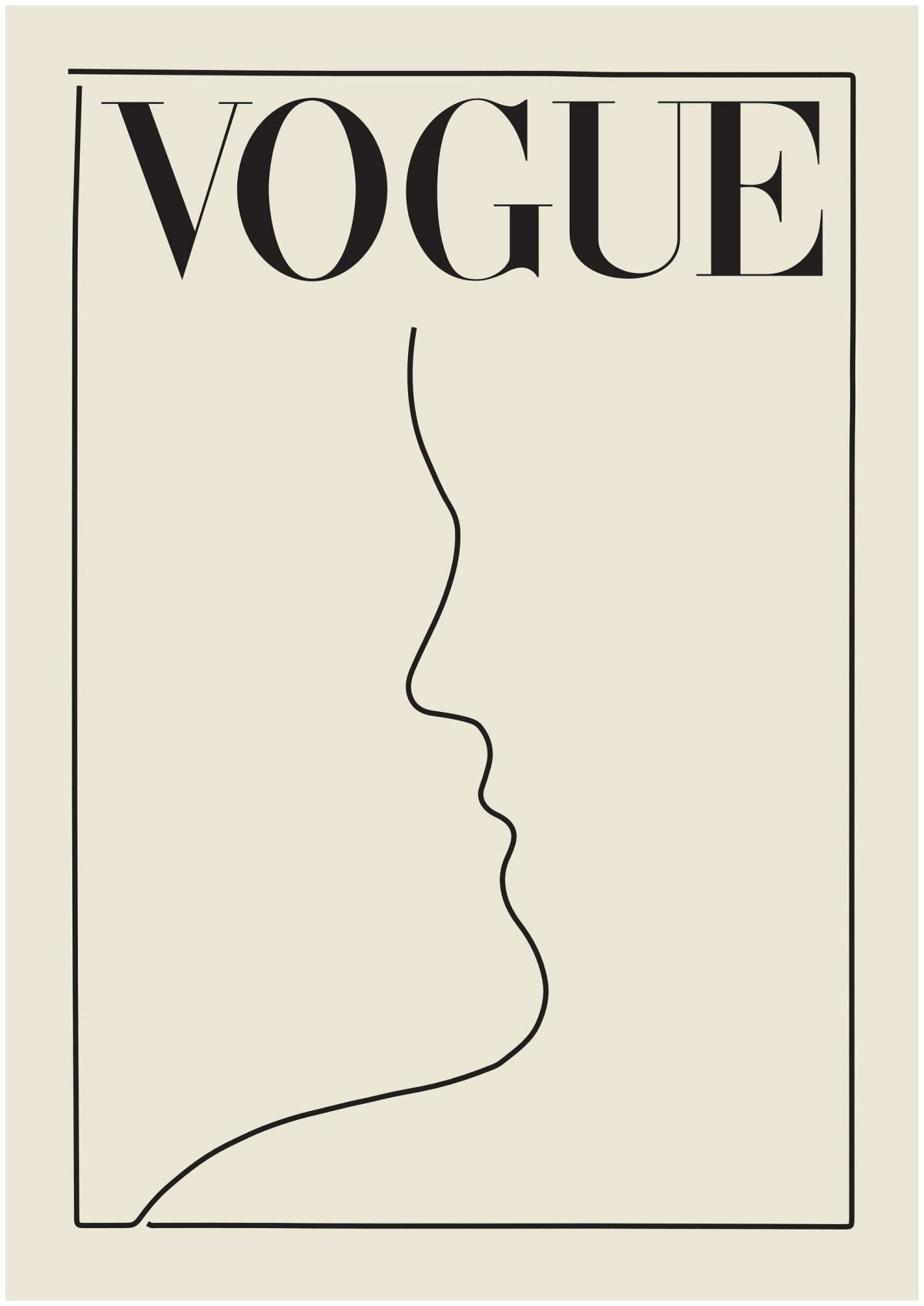 Плакат Vogue