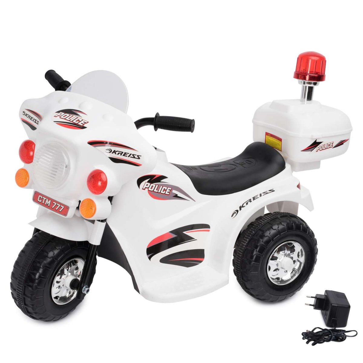 Детский аккумуляторный мотоцикл с педалью