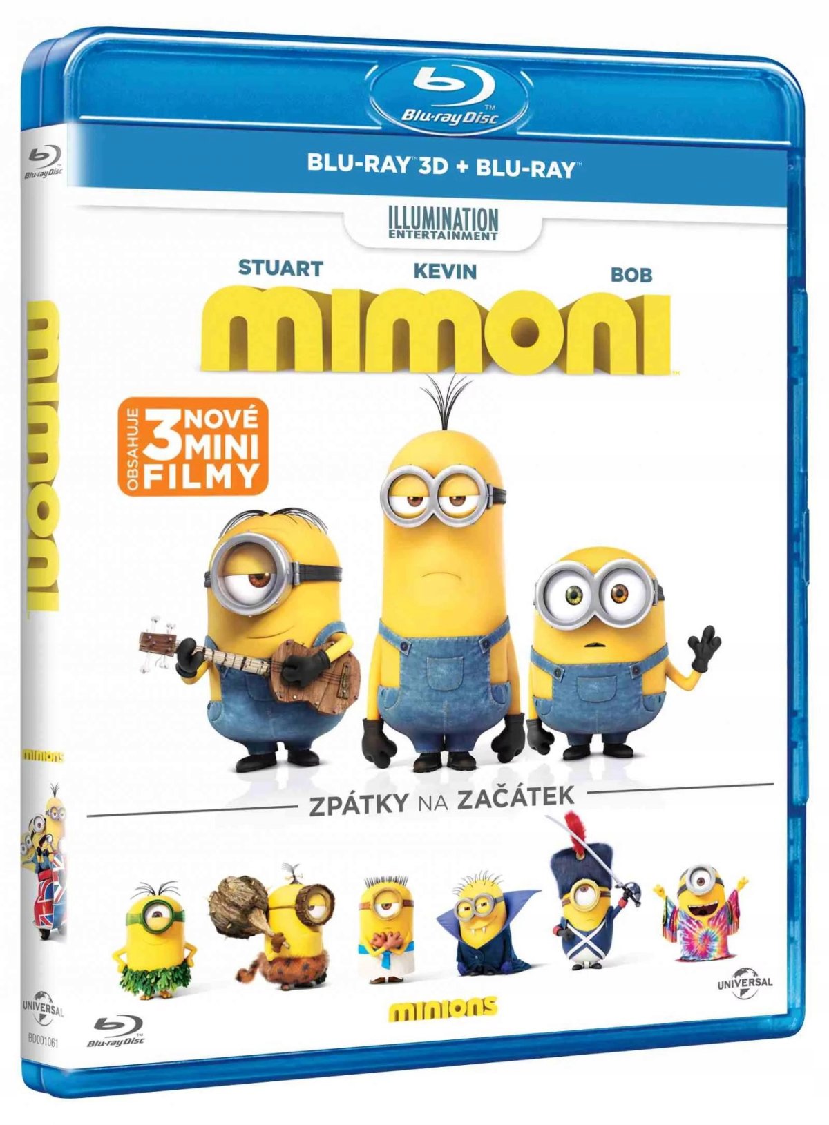 Blu-ray. Миньоны 3d