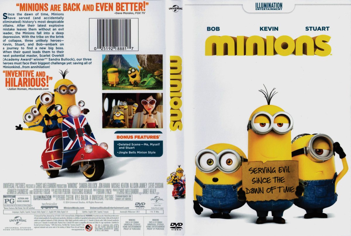 Миньоны Minions 2015 Blu-ray