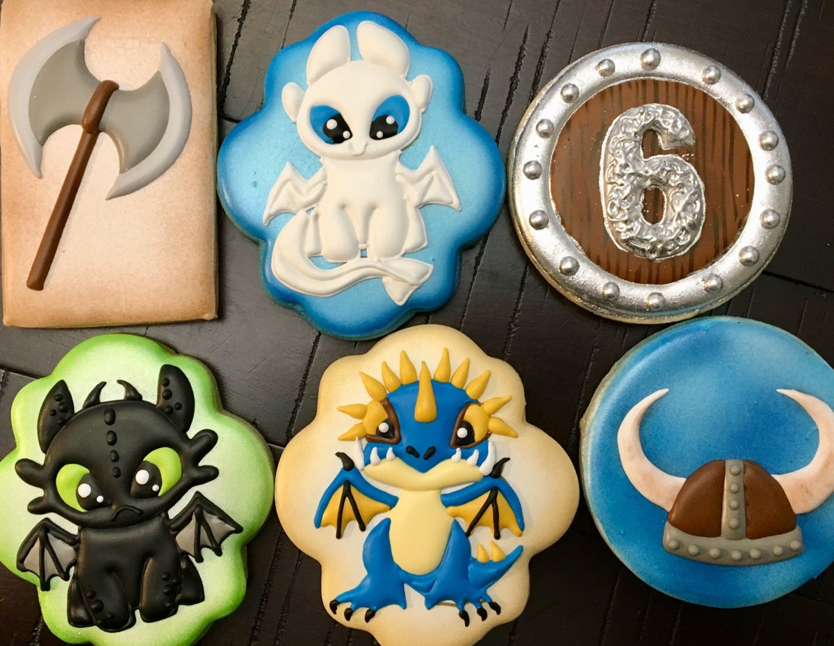 Dome Dragon cookies