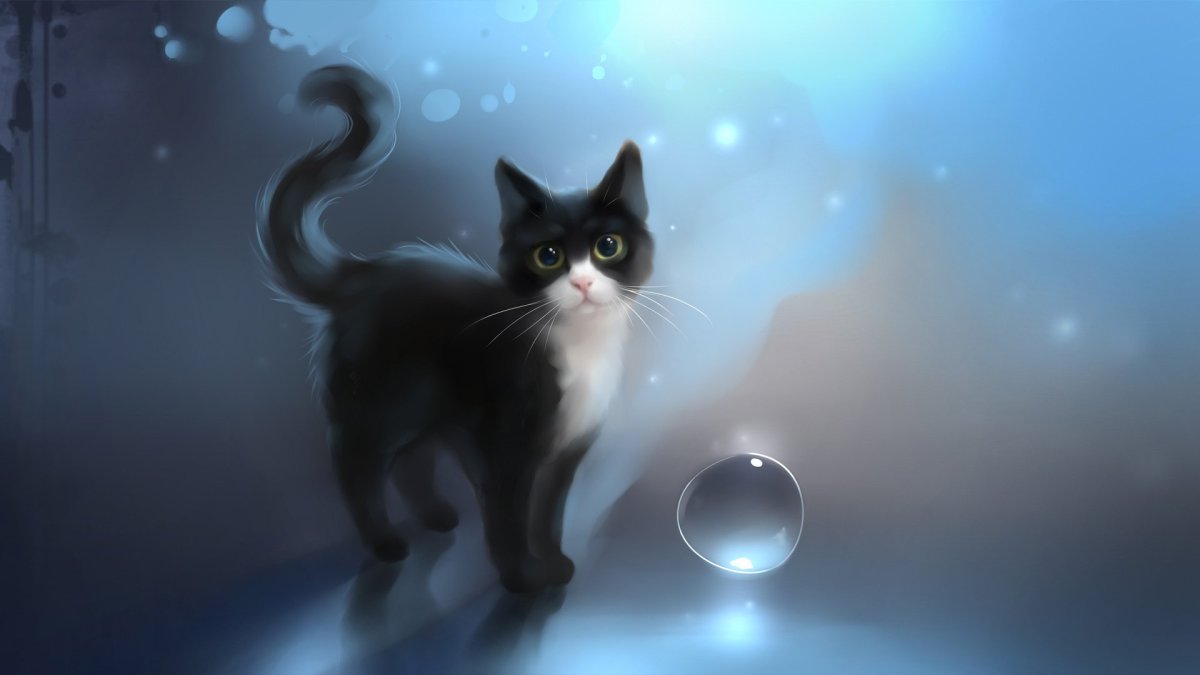 Кошка арт