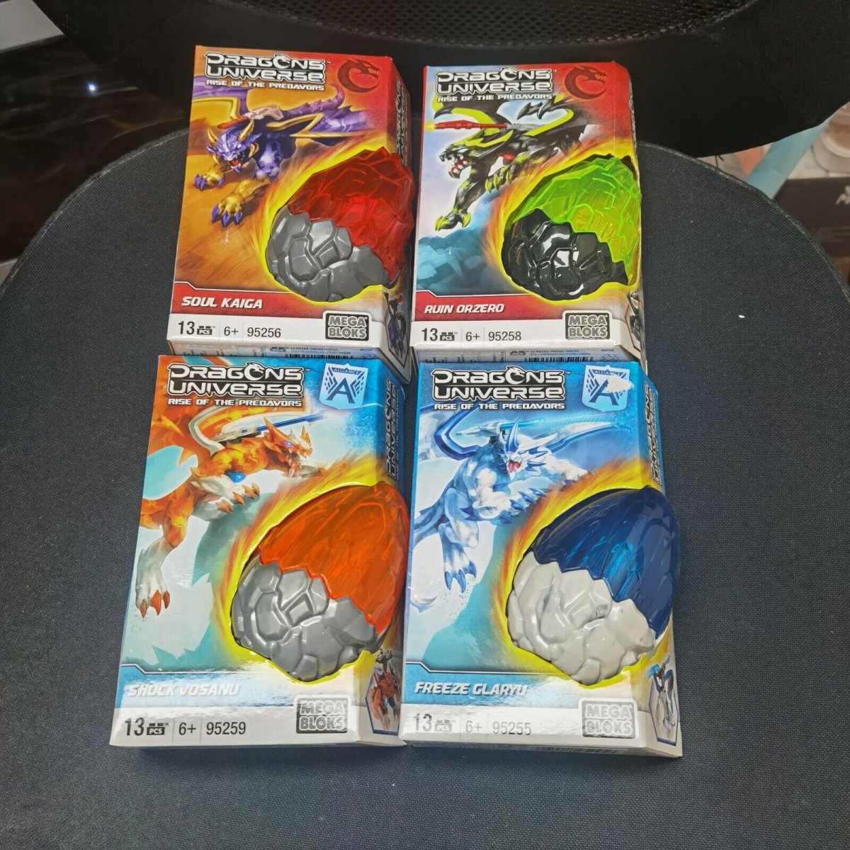 Конструктор Mega Bloks Dragons Universe 95255 замораживающий Глариу