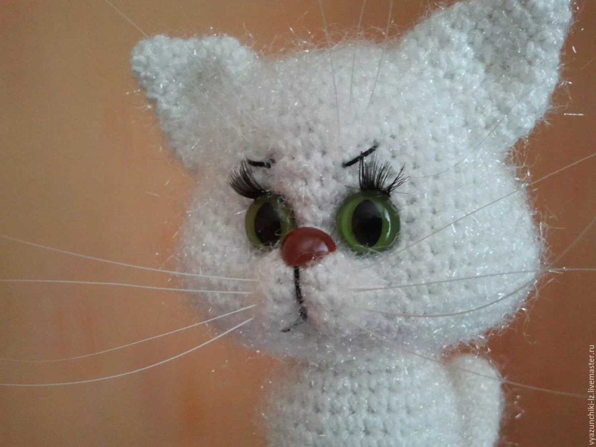 Вязаные кошки крючком