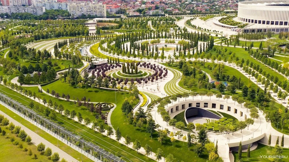 Стадион Краснодар парк Галицкого