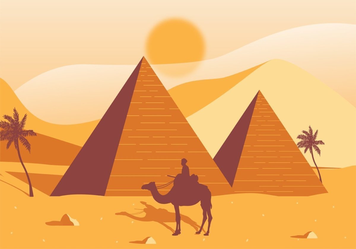 Египетская пирамида рисунок